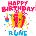 Funny Happy Birthday Rune GIF