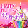 Happy Birthday Ruqayyah - Lovely Animated GIF