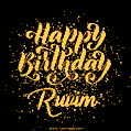 Happy Birthday Card for Ruvim - Download GIF and Send for Free