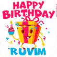 Funny Happy Birthday Ruvim GIF