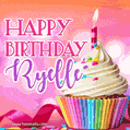 Happy Birthday Ryelle - Lovely Animated GIF