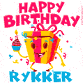 Funny Happy Birthday Rykker GIF