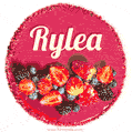 Happy Birthday Cake with Name Rylea - Free Download