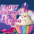 Happy Birthday Rylen - Lovely Animated GIF
