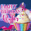 Happy Birthday Ryler - Lovely Animated GIF