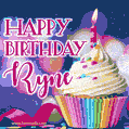 Happy Birthday Ryne - Lovely Animated GIF