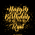 Happy Birthday Card for Ryot - Download GIF and Send for Free