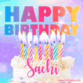 Funny Happy Birthday Sachi GIF