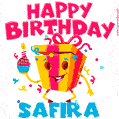 Funny Happy Birthday Safira GIF
