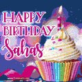 Happy Birthday Sahas - Lovely Animated GIF