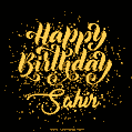 Happy Birthday Card for Sahir - Download GIF and Send for Free