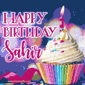Happy Birthday Sahir - Lovely Animated GIF