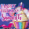 Happy Birthday Samarth - Lovely Animated GIF