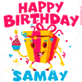 Funny Happy Birthday Samay GIF