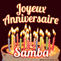Joyeux anniversaire Samba GIF