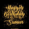 Happy Birthday Card for Sameer - Download GIF and Send for Free