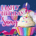 Happy Birthday Samy - Lovely Animated GIF
