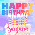 Funny Happy Birthday Sanjana GIF