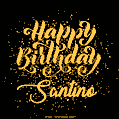 Happy Birthday Card for Santino - Download GIF and Send for Free