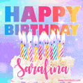 Funny Happy Birthday Sarafina GIF