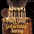 Alles Gute zum Geburtstag Saray (GIF)