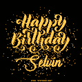 Happy Birthday Card for Selvin - Download GIF and Send for Free