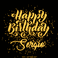 Happy Birthday Card for Sergio - Download GIF and Send for Free