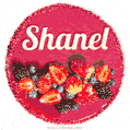 Happy Birthday Cake with Name Shanel - Free Download