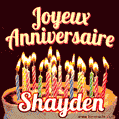 Joyeux anniversaire Shayden GIF