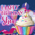 Happy Birthday Shea - Lovely Animated GIF