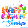 Happy Birthday Shourya - Creative Personalized GIF With Name