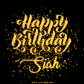 Happy Birthday Card for Siah - Download GIF and Send for Free
