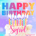 Funny Happy Birthday Sigrid GIF