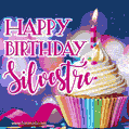 Happy Birthday Silvestre - Lovely Animated GIF