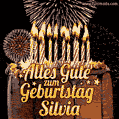 Alles Gute zum Geburtstag Silvia (GIF)