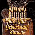 Alles Gute zum Geburtstag Simone (GIF)