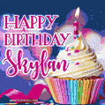 Happy Birthday Skylan - Lovely Animated GIF