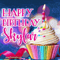 Happy Birthday Skylar - Lovely Animated GIF
