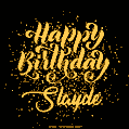 Happy Birthday Card for Slayde - Download GIF and Send for Free