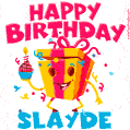 Funny Happy Birthday Slayde GIF