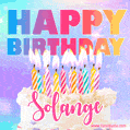 Funny Happy Birthday Solange GIF