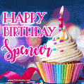 Happy Birthday Spencer - Lovely Animated GIF