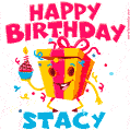 Funny Happy Birthday Stacy GIF