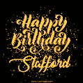 Happy Birthday Card for Stafford - Download GIF and Send for Free