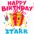 Funny Happy Birthday Starr GIF