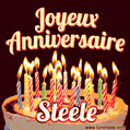 Joyeux anniversaire Steele GIF