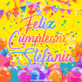 Feliz Cumpleaños Stefania (GIF)