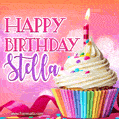 Happy Birthday Stella - Lovely Animated GIF