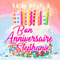 Joyeux anniversaire, Stephanie! - GIF Animé