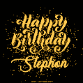 Happy Birthday Card for Stephon - Download GIF and Send for Free